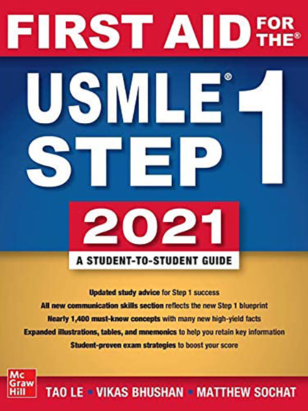 Book Cover- First Aid for the USMLE Step 1
