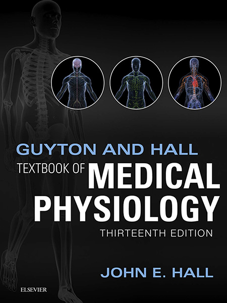 Book Cover- Guyton and Hall Textbook of Medical Physiology
