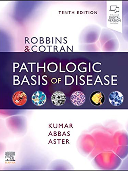 Book Cover- Robbins & Cotran Pathologic Basis of Disease